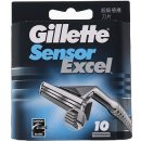 Holicí hlavice a planžeta Gillette Sensor Excel 10 ks