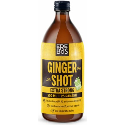 Erebos Ginger shot extra strong BIO 0,5 l – Zboží Dáma