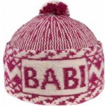 Tonak čepice Zmijovka BABI růžová-smetanová – Zboží Dáma