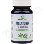 Pharma Activ Melatonin + meduňka + konopný olej 60 tobolek – Zbozi.Blesk.cz