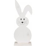 Bílá antik dekorativní dřevěná figurka králík 20*9*50 cm – Hledejceny.cz