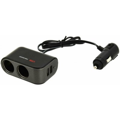 COMPASS 07422 Rozdvojka 1224V + 2x USB 2100mA | Zboží Auto