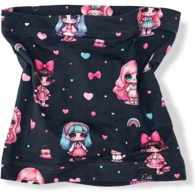 ESITO Bavlněný nákrčník Panenka tmavě modrý – Zboží Dáma