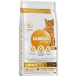 Iams Cat Adult Hairball Chicken 10 kg – Zboží Mobilmania