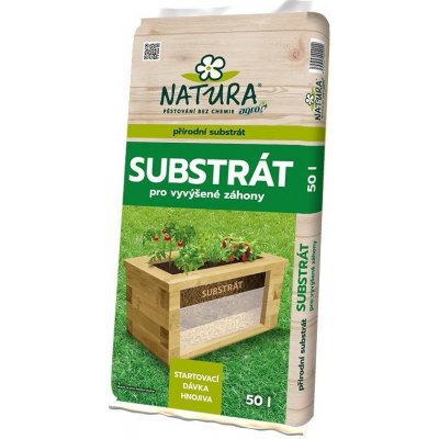 AGRO CS Kompost pro vyvýšené záhony Natura 50 l – Zboží Dáma