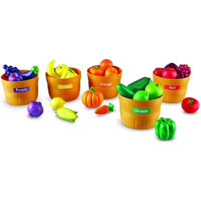 Learning Resources sada pro třídění barev Farmářský trh Montessori – Zbozi.Blesk.cz