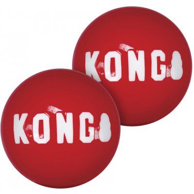 Kong Signature míč guma L 2 ks – Zboží Mobilmania