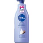 Nivea Silky Shea Butter Dry Skin Tělové mléko pro suchou pokožku 500 ml – Zboží Dáma