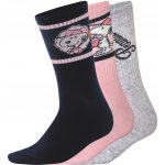 Dámské 3 páry navy modrá šedá růžová – Zboží Dáma Dámské 3 páry navy modrá šedá růžová – Zboží Dáma