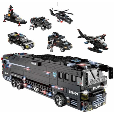 Lebula policejní auto 6v1 1014 ks – Hledejceny.cz