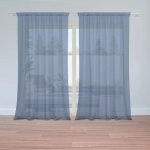 Sablio Záclony Modrá 2: 2ks 150x250cm – Hledejceny.cz