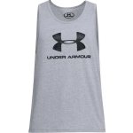 Under Armour UA sportstyle logo tank GRY šedé – Zboží Dáma