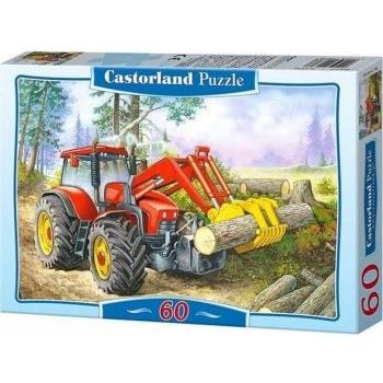 Castorland Traktor nakladač 60 dílků