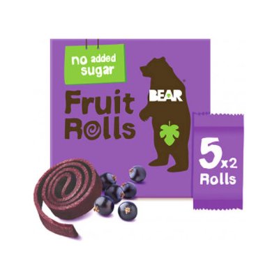 Bear Fruit Rolls Blackcurrant 2x5ks 100 g – Zboží Mobilmania