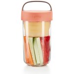Lékué Jar To Go svačinový box 600 ml lososový – Zboží Dáma