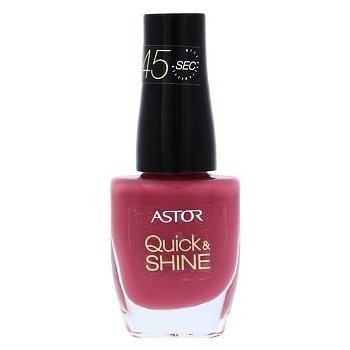 Astor Quick & Shine Nail Polish 204 Life In Pink 8 ml