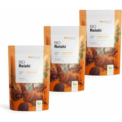 MycoMedica Reishi prášek BIO 3 x 100 g – Hledejceny.cz