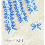 Krajkové svatební vývazky K16 (Blue) – Sleviste.cz