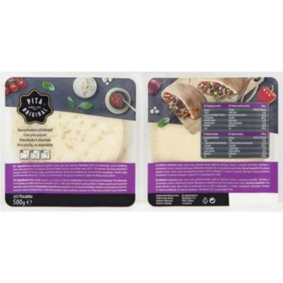 Pita Original Pita placky k dopečení 500 g – Zboží Dáma Pita Original Pita placky k dopečení 500 g – Zboží Dáma