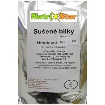 Nutristar Sušené bílky 1000g