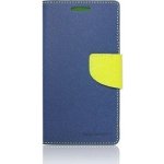 Pouzdro Goospery Mercury FANCY DIARY SAMSUNG J100 GALAXY J1 MODRO/LIMETKOVÉ – Sleviste.cz