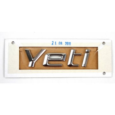 Škoda Yeti-Zadní nápis YETI original staré provedení 5L0853687 739 – Hledejceny.cz