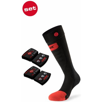 Lenz vyhřívané ponožky Heat Socks 5.0 toe cap Slim Fit černá – Zboží Mobilmania