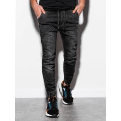 Ombre Clothing pánské jogger kalhoty Reynard černé P907