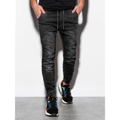 Ombre Clothing pánské jogger kalhoty Reynard černé P907 – Zboží Mobilmania