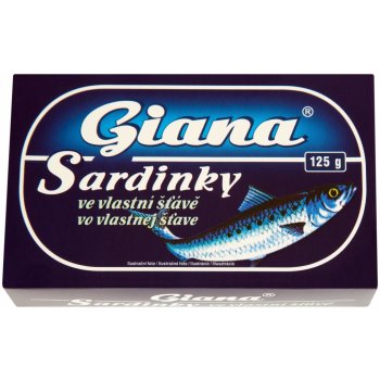 Giana Sardinky ve vlastní šťávě 125g