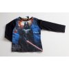 Dětské tričko Sun City bavlněné Star Wars dlouhý rukáv černé