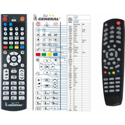 Dálkový ovladač General XTREND ET-4000, ET-5000 EN, ET-6000 – Zboží Živě