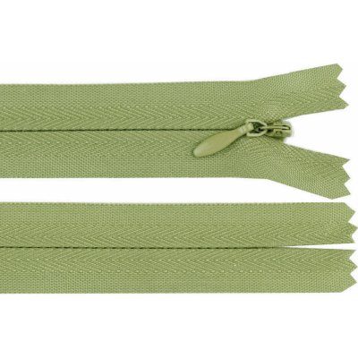Spirálový zip skrytý No 3 délka 20 cm, malé, 235 zelenkavá tmavá – Hledejceny.cz