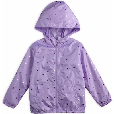 LOSAN Dívčí šusťáková bunda SRDÍČKA fialová – Hledejceny.cz