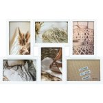 Fotorámečky na více fotografií, 44,5 × 28 × 2 cm, multi, bílý BB0911227072 – Zboží Živě