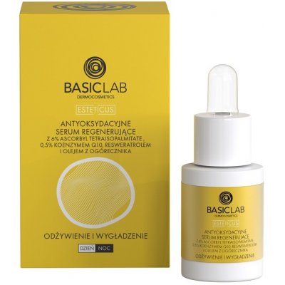 Basiclab Esteticus Antioxidační sérum s 6% vitamínem C a koenzymem Q10 30 ml