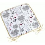 Bellatex DITA hladký Větvičky šedá, 40 x 40 cm – Zboží Mobilmania