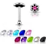 Šperky4U stříbrný piercing do nosu kytička N01011-A – Zboží Dáma