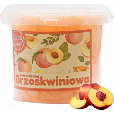 Candy Bike Cukrová vata s broskvovou příchutí 70 g – Zboží Dáma