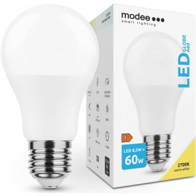 Modee E27 8,5W LED 2700K A60 teplá – Hledejceny.cz