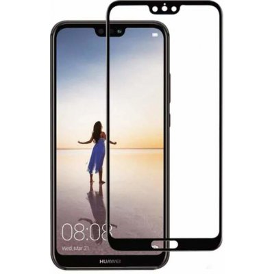 Aligátor na celý displej telefonu Huawei P20 Lite - černé full glue 8595181178713 – Zboží Mobilmania