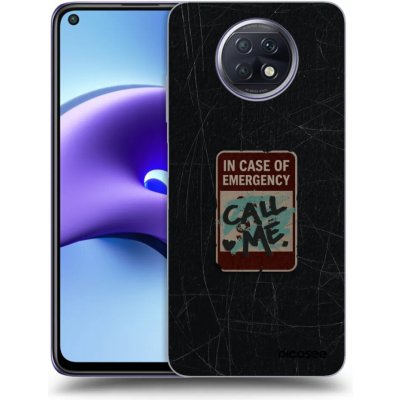 Picasee silikonový černý obal pro Xiaomi Redmi Note 9T - EMERGENCY – Zboží Živě