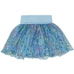 ESITO Dívčí kolová sukně Flower tulle modrá – Zboží Dáma