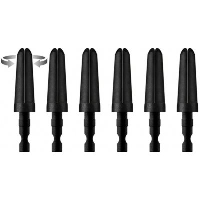 Harrows Carbon 360 - spare tops - Pack 6 - black – Zbozi.Blesk.cz