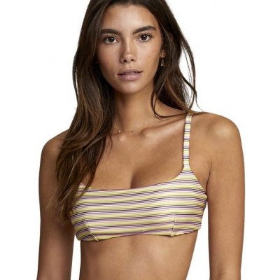 RVCA Stripe Out Bralette creme