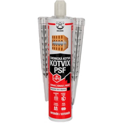 BULDOK KOTVIX PSF chemická kotva polyester bez styrenu 300ml – Sleviste.cz