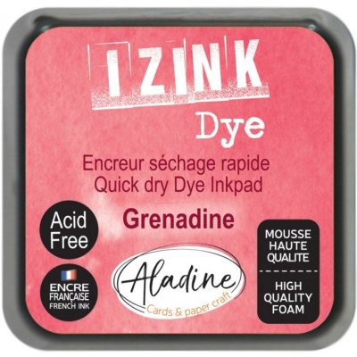Aladine Razítkovací polštářek Izink Dye zářivě červená – Hledejceny.cz