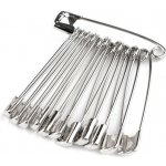 Spínací špendlíky délka 38 mm, střední, nikl – Zboží Dáma