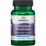 Swanson Chrom Pikolinát 200 mcg 100 kapslí – Hledejceny.cz