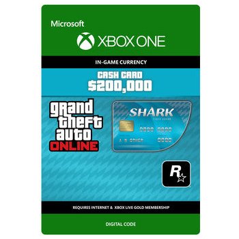 Grand Theft Auto Online Tiger Shark Cash Card 200,000$